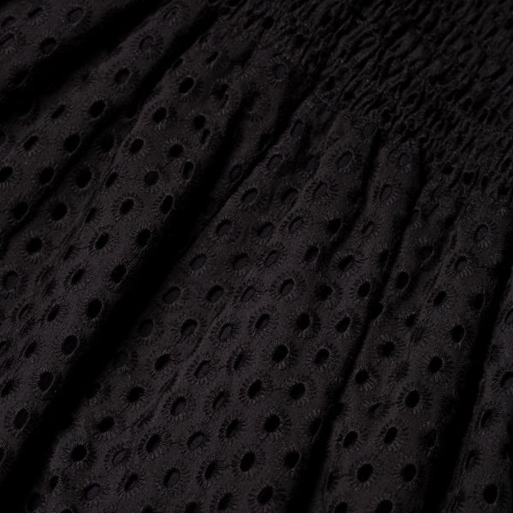 NWT - Proenza Schouler White Label Reversible Eyelet Black Long-Sleeve Dress (M) - Picture 8 of 8